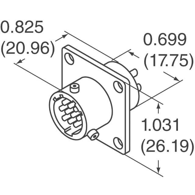 PT02E-12-10P Amphenol Industrial Operations  Assemblages de connecteurs circulaires